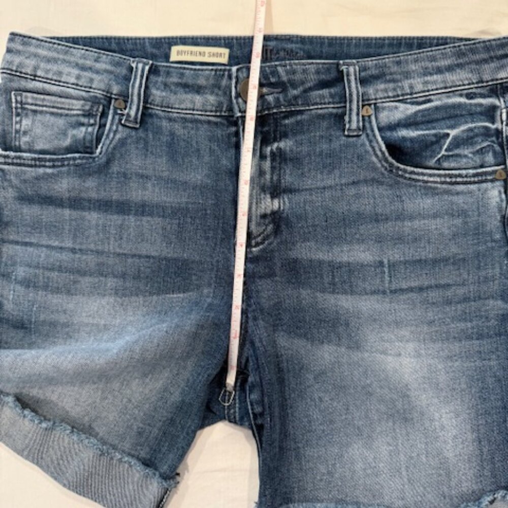 Kut From the Kloth Catherine Boyfriend Denim Jean Shorts 10 - Picture 7 of 7